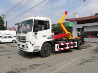 勾臂式垃圾車：東風(fēng)天錦20噸勾臂，16噸勾臂垃圾車有何不同？